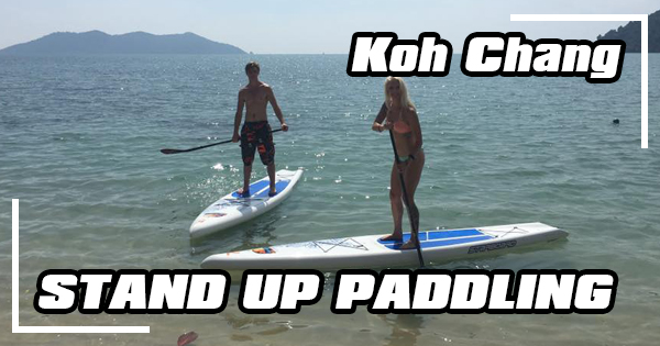 Standup paddleboarding on Koh Chang