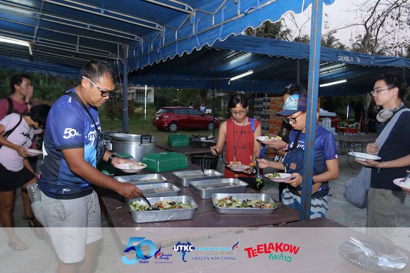 Ultra Trail Unseen Koh Chang - Food after the race