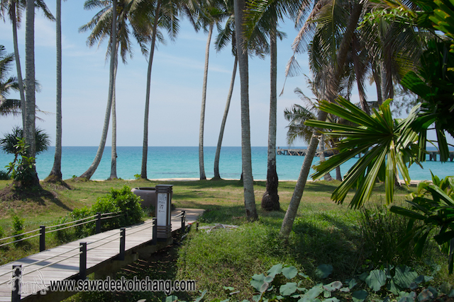 View from a Beach Front Villa