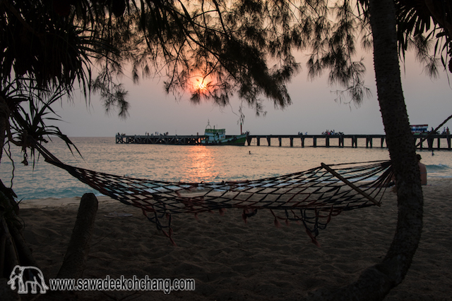 Sunset from the beach