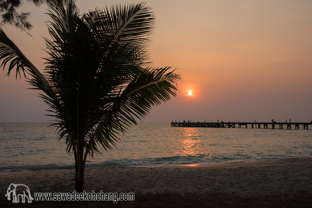 Sunset from the beach