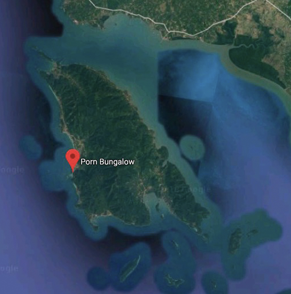 Porn's Bungalow on Koh Chang map