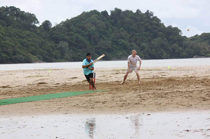 Koh Chang Beach Cricket