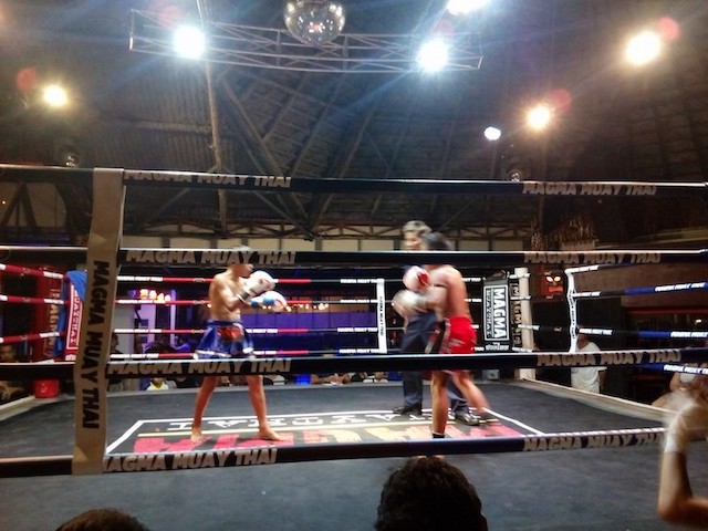 Muay Thai fights at Sabay bar