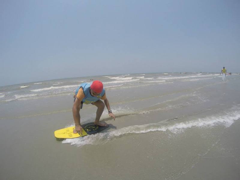 Skimboarding