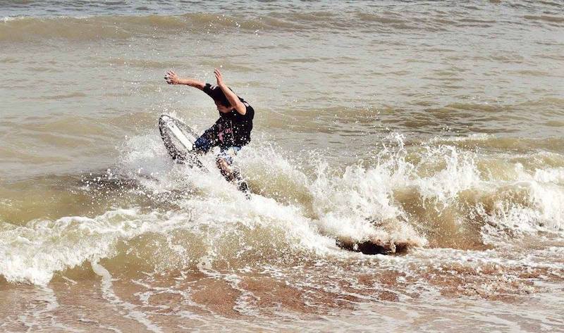 Skimboarding