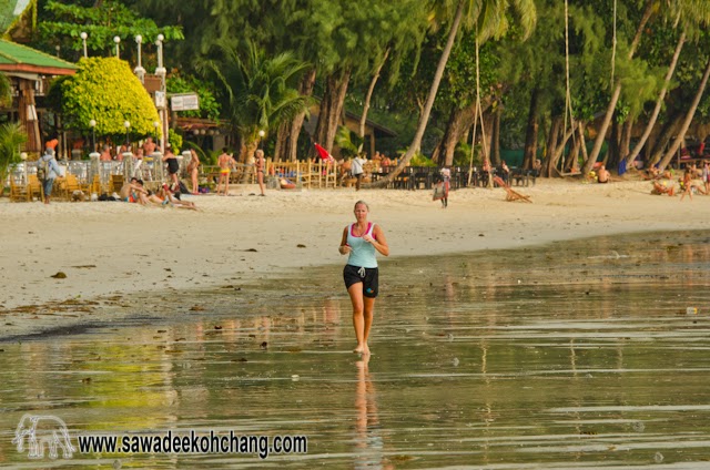 Beach running