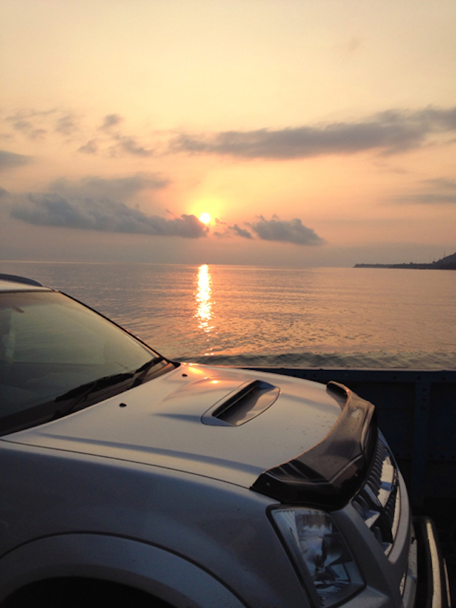 Sunrise from the Ferry