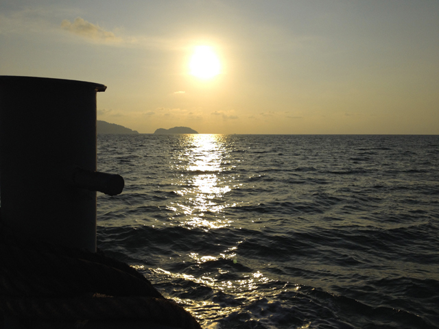 Sunset from the Ferry